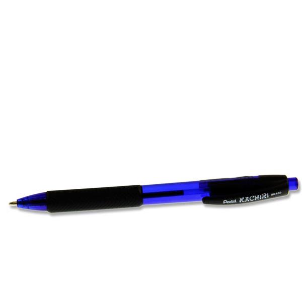 PENTEL KACHIRI 1.0mm RETRACTABLE BALLPOINT PEN - DARK BLUE