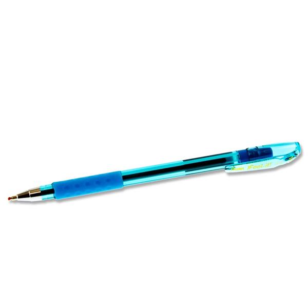 * PENTEL FEEL IT BX490 1.0mm BALLPOINT PEN - SKY BLUE