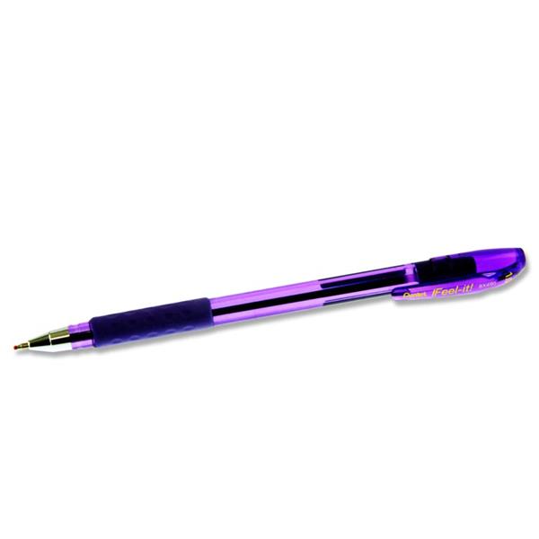 * PENTEL FEEL IT BX490 1.0mm BALLPOINT PEN - VIOLET