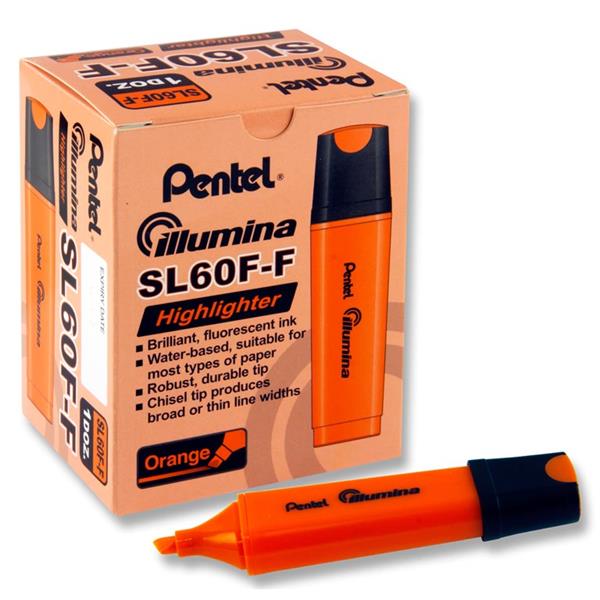 PENTEL SL60F-F ILLUMINA HIGHLIGHTER - ORANGE