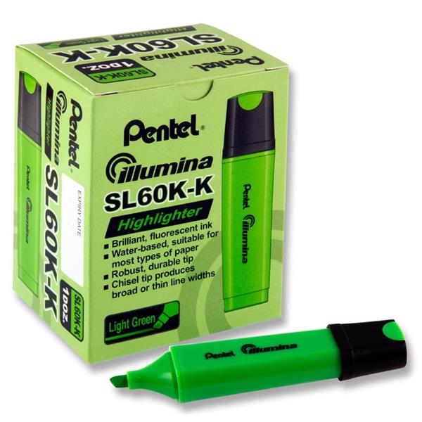 PENTEL SL60K-K ILLUMINA HIGHLIGHTER - GREEN