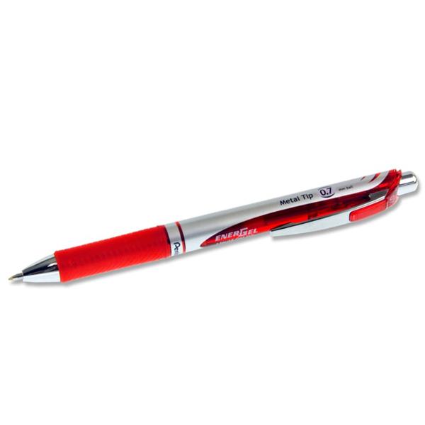 PENTEL ENERGEL BL77 0.7mm RETRACTABLE GEL PEN - RED