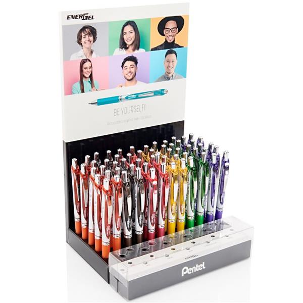 PENTEL ENERGEL-X BL77 0.7mm RETRACTABLE GEL PEN 20 ASST CDU