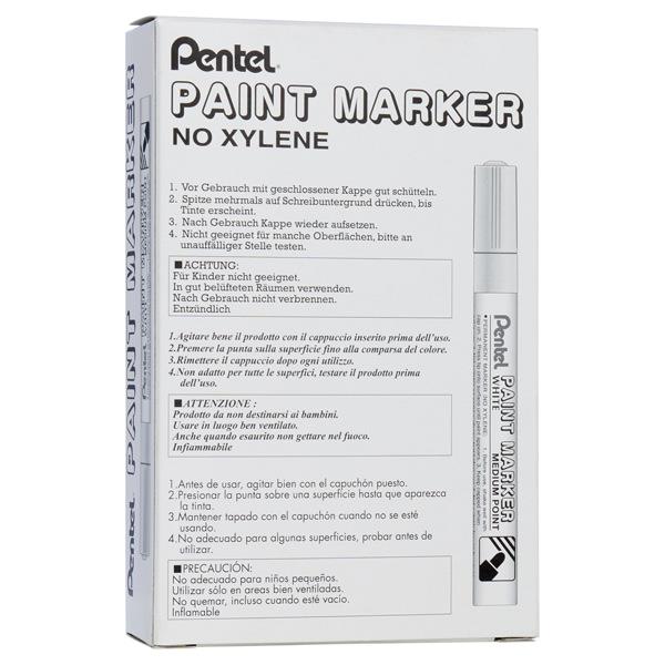 PENTEL PAINT BULLET POINT MARKER - WHITE