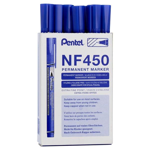 PENTEL EXTRA FINE PERMANENT MARKER - BLUE
