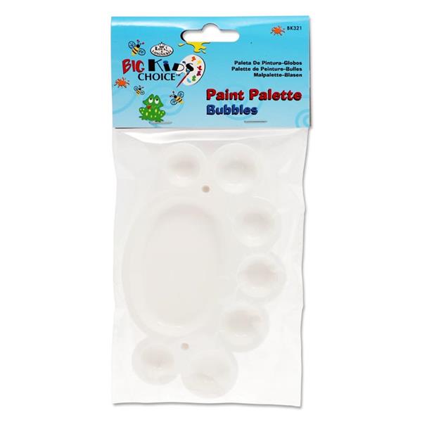 * BIG KID'S CHOICE BUBBLES 8 WELL ROUND PAINT PALETTE