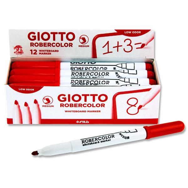 GIOTTO ROBERCOLOR BULLET POINT WHITEBOARD MARKER - RED