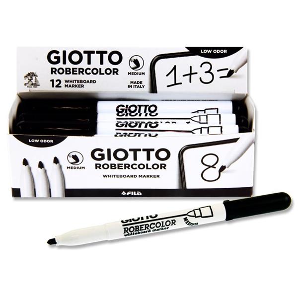 GIOTTO ROBERCOLOR BULLET POINT WHITEBOARD MARKER - BLACK