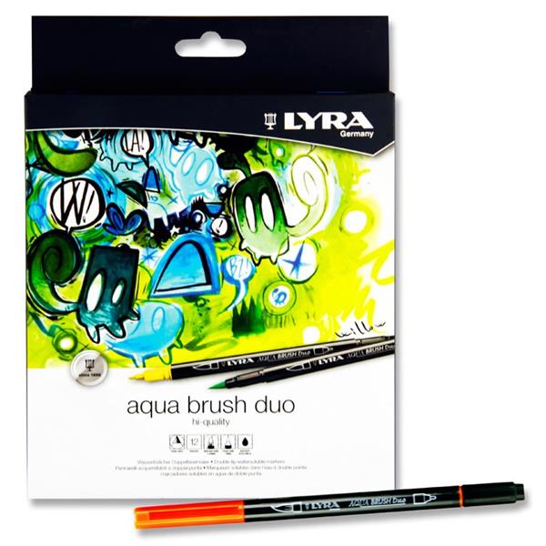 LYRA HI - QUALITY AQUA BRUSH DUO BOX 12
