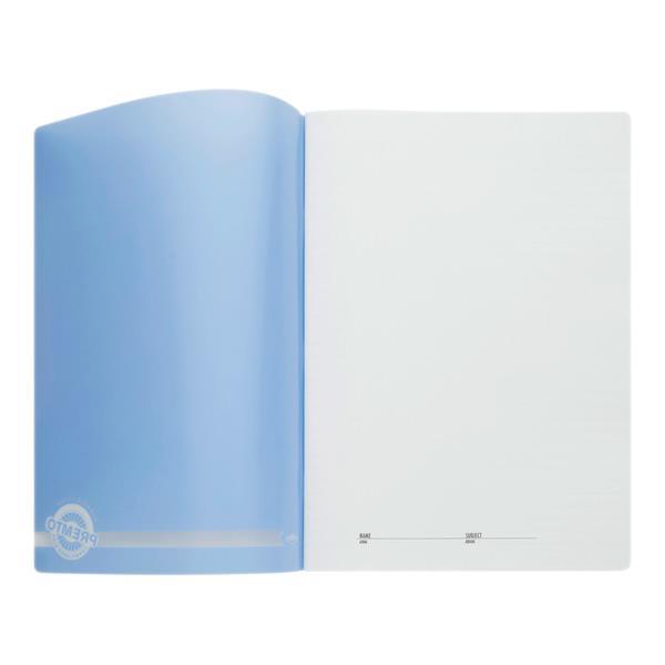 PREMTO PASTEL A4 120pg DURABLE COVER MANUSCRIPT BOOK - CORNFLOWER BLUE