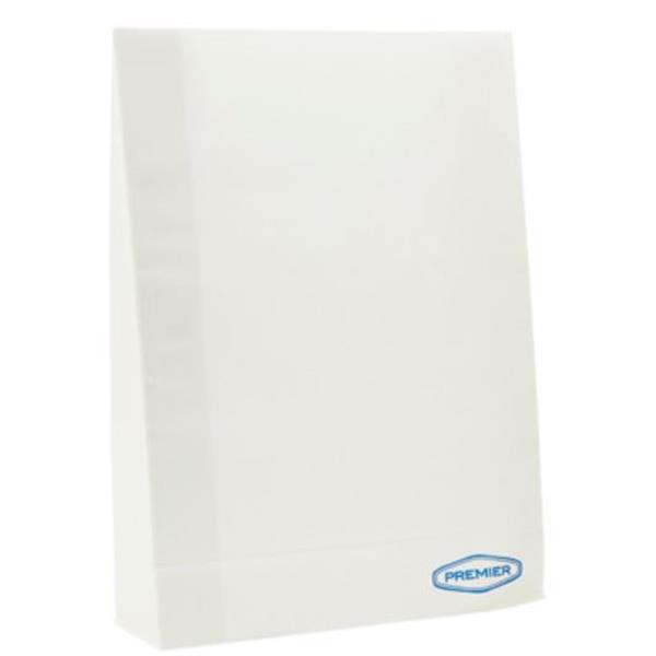 PREMIER KRAFT PAPER BAG 195x76x280mm - WHITE
