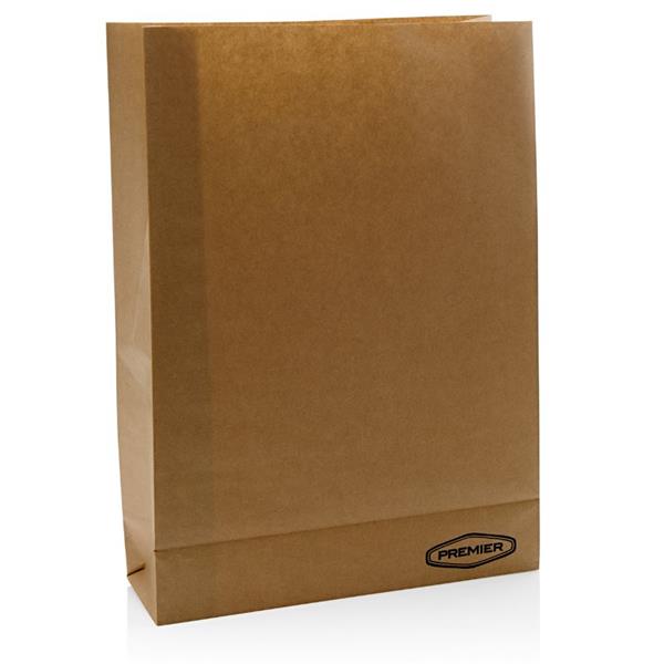 PREMIER KRAFT PAPER BAG 195x76x280mm - BROWN