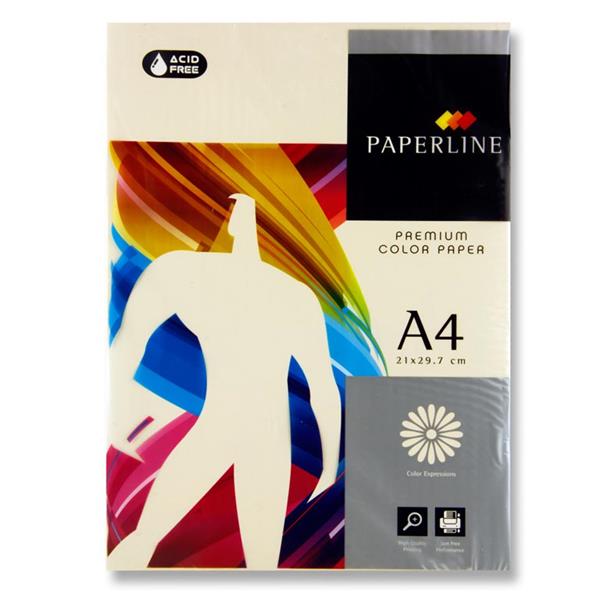 PAPERLINE A4 80gsm REAM COLOUR PAPER - IVORY