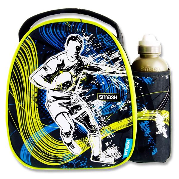 SMASH SPORTS CASE & 500ml BOTTLE - RUGBY