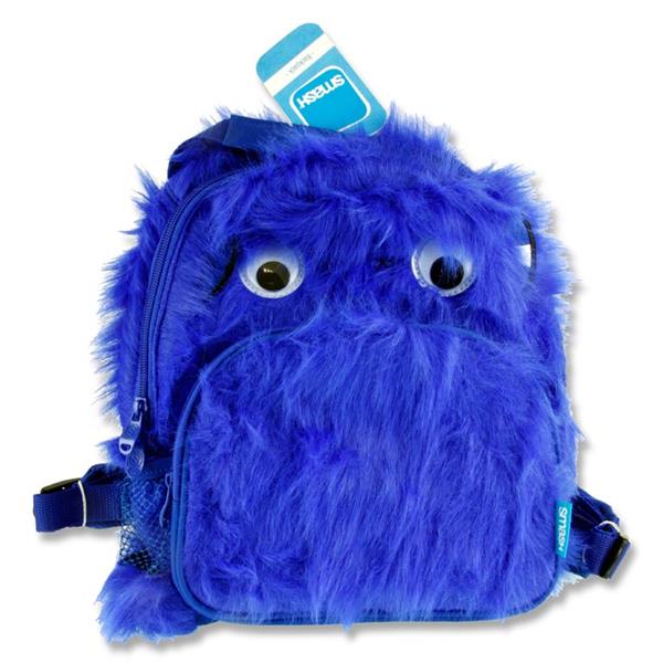 SMASH JUNIOR PLUSH BACKPACK - BLUE MONSTER