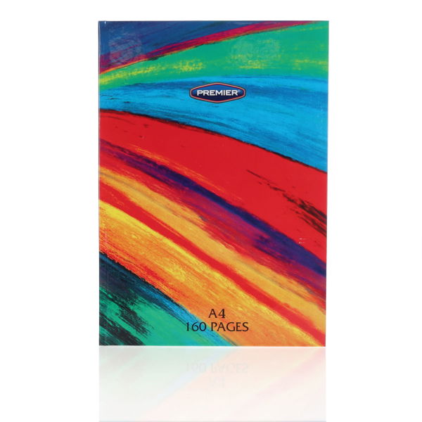 Rainbow A4 160Pg Hardcover Notebook