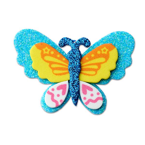 EMOTIONERY 3D FLUTTERBIES FOAM STICKERS - BUTTERFLIES & FLOWERS