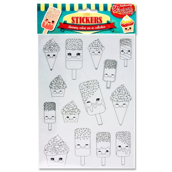 EMOTIONERY STICKERS - ICECREAM STATIONERY