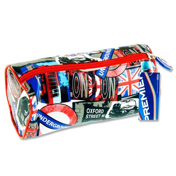 * PREMIER ROUND PENCIL CASE - LONDON UNDERGROUND