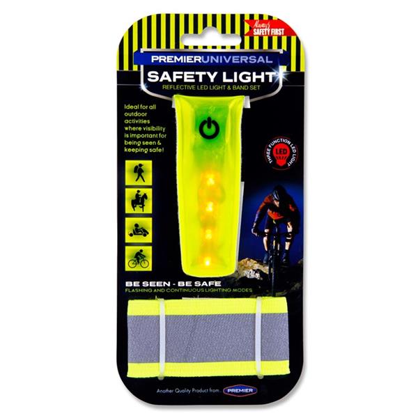* PREMIER UNIVERSAL HI-VIZ REFLECTIVE BICYCLE SAFETY LIGHT SET