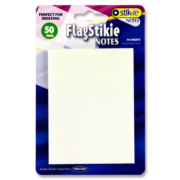 STIK-IE NOTES 50 SHEETS 70x96mm TRANSPARENT STIKIE NOTES - CLEAR
