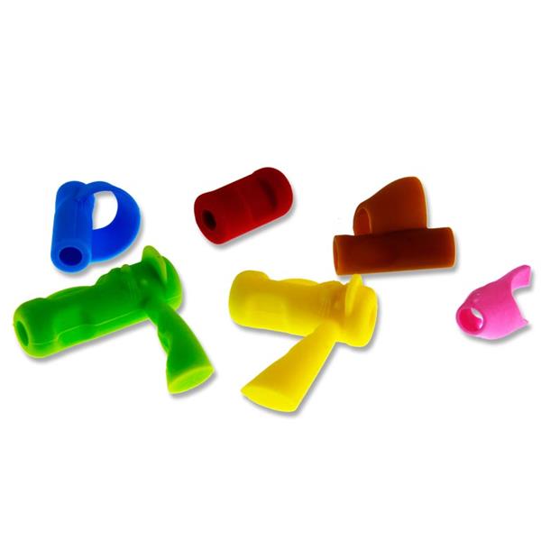 * CLEVER KIDZ CARD 6 ASST PENCIL GRIPS