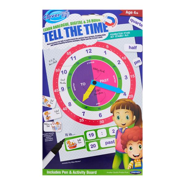 * CLEVER KIDZ MAGNETIC TELL THE TIME SET
