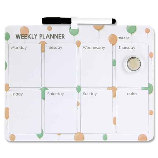 PREMIER OFFICE MAGNETIC DRY WIPE WEEKLY PLANNER