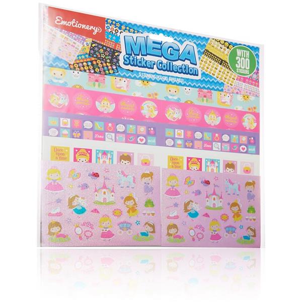 EMOTIONERY PKT.300 MEGA STICKER COLLECTION 5 ASST.