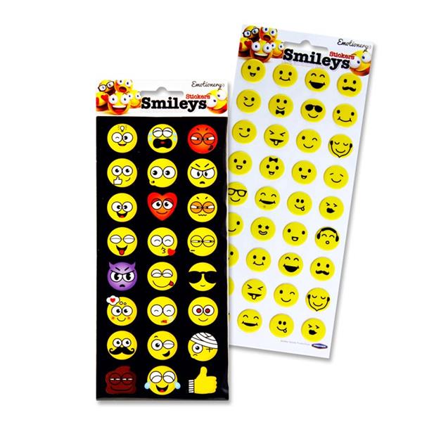 EMOTIONERY SMILEYS STICKER 2 ASST.