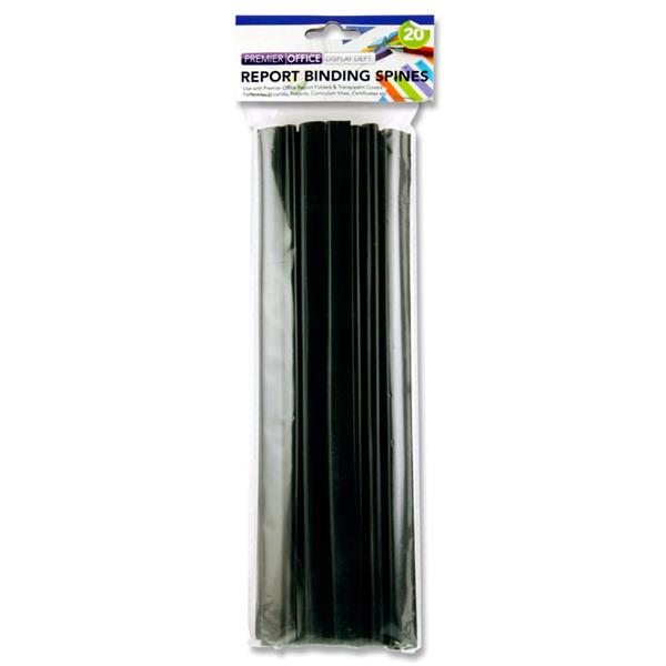PREMIER OFFICE PKT.20 REPORT SLIDE BINDER - 297mm x 6mm