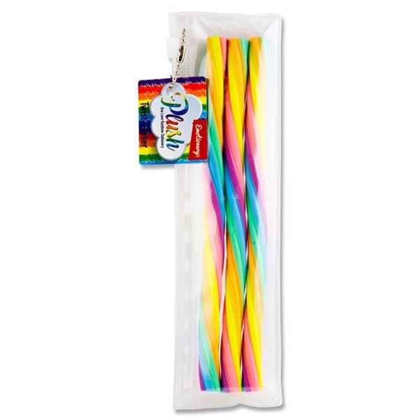 * EMOTIONERY WALLET 3 RAINBOW PLUSH TWIST ERASER