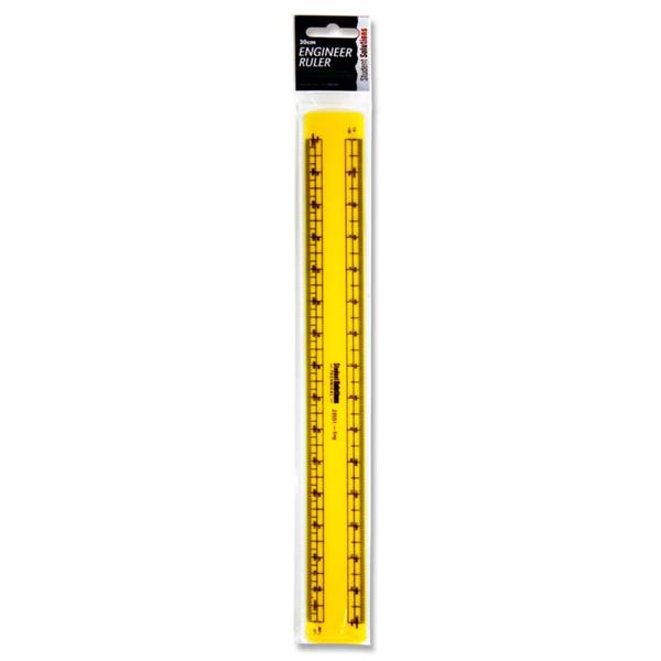 STUDENT SOLUTIONS 30cm TECHNICAL RULER - ENGINEER