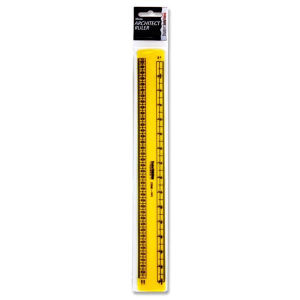 STUDENT SOLUTIONS 30cm TECHNICAL RULER - ARCHITECT