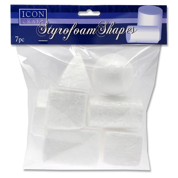 * ICON CRAFT PKT.7 STYROFOAM SHAPES