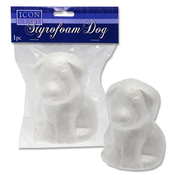 * ICON CRAFT 11CM STYROFOAM SHAPE - DOG