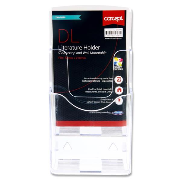 * CONCEPT DL LITERATURE HOLDER - TWO TIER