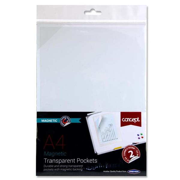 * CONCEPT PKT.3 A5 MAGNETIC TRANSPARENT POCKETS