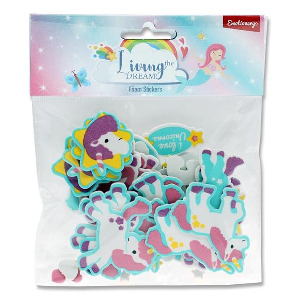 EMOTIONERY UNICORN FOAM STICKERS