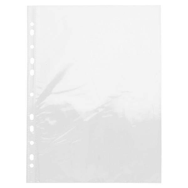 CONCEPT GREEN PKT.25 A4 ECO BIODEGRADABLE PUNCHED POCKETS
