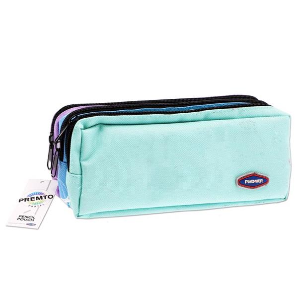 * PREMTO PASTEL 3 POCKET PENCIL CASE