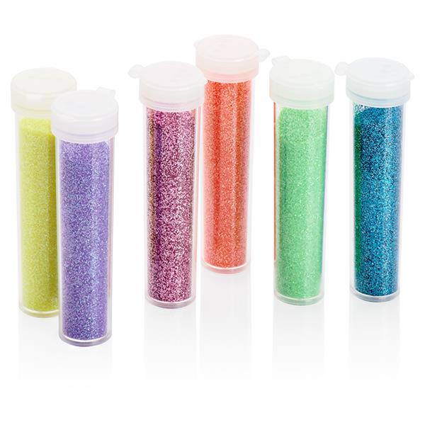 * ICON CARD 6x7g NEON GLITTER SHAKERS