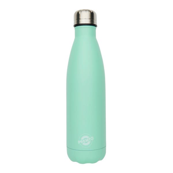 PREMTO PASTEL 500ml STAINLESS STEEL WATER BOTTLE - MINT MAGIC