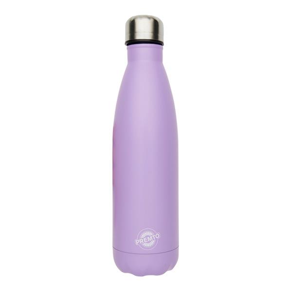 PREMTO PASTEL 500ml STAINLESS STEEL WATER BOTTLE - WILD ORCHID