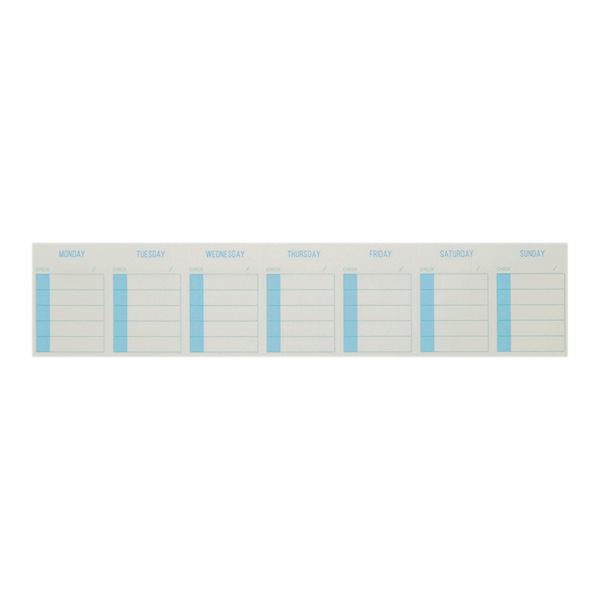 STIK-IE PKT.30 FLAG STIKIE WEEKLY PLANNER