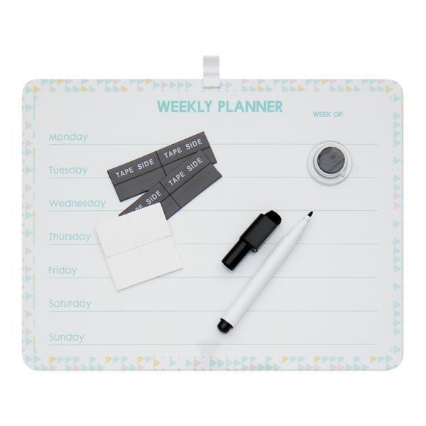 * PREMIER OFFICE MAGNETIC DRY WIPE WEEKLY PLANNER