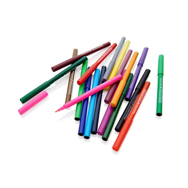 WORLD OF COLOUR PKT.20 FELT TIP MARKERS