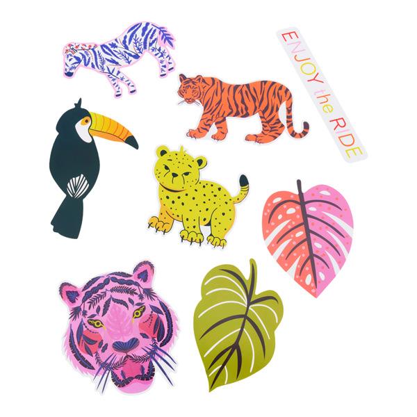 EMOTIONERY PKT.50 NOVELTY STICKERS - GO WILD ANIMALS
