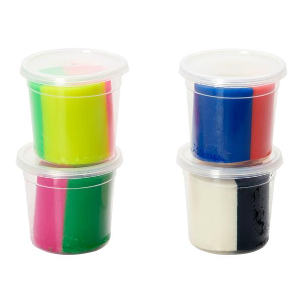 WORLD OF COLOUR SET 4x90g TRI-POTS DOUGH