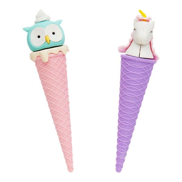 EMOTIONERY 3D ICE CREAM NOVELTY ERASER 2 ASST